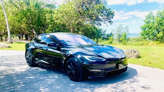 A Tesla Available For Transportation In Florida 